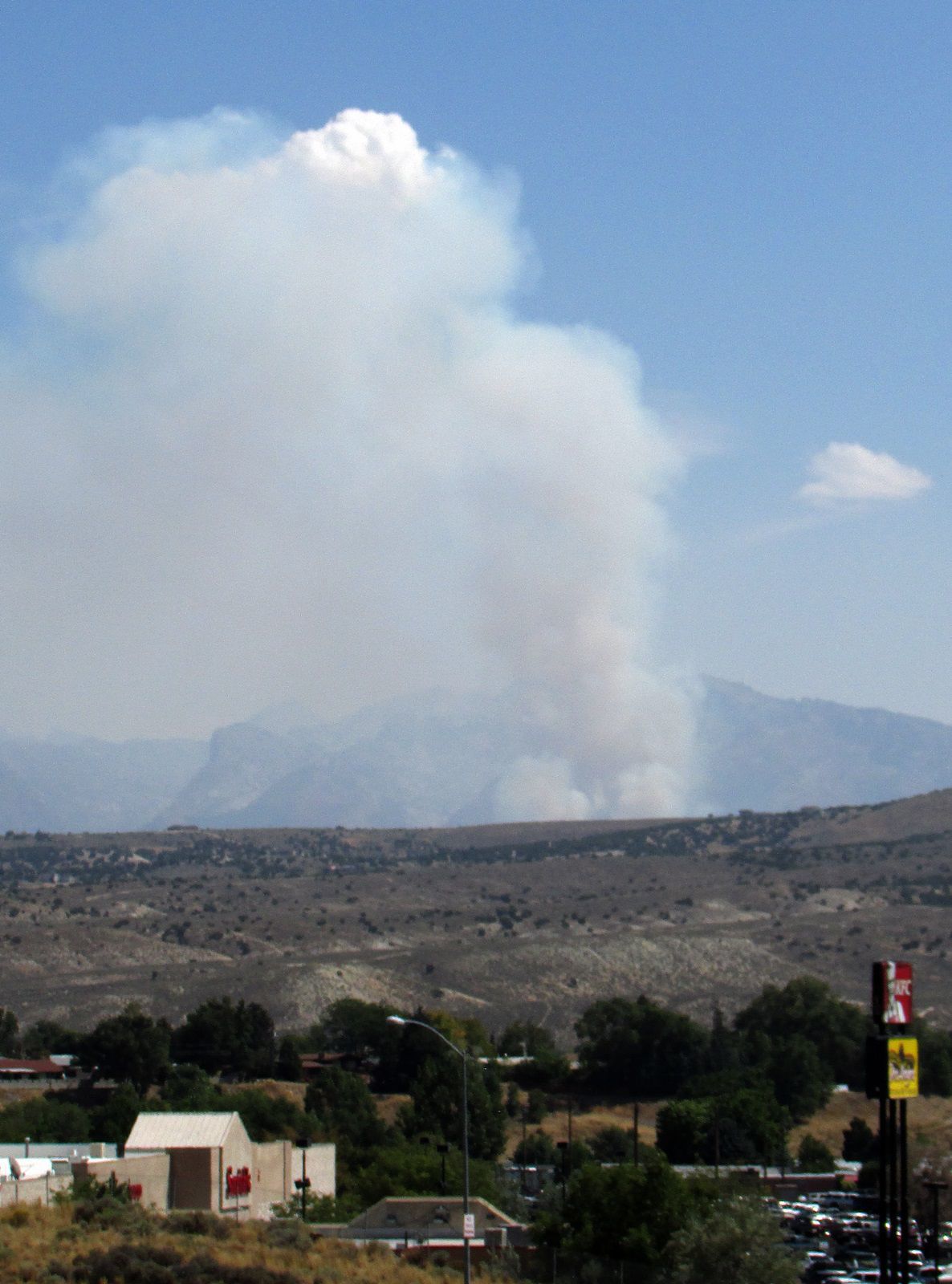 Ruby Mountain fire